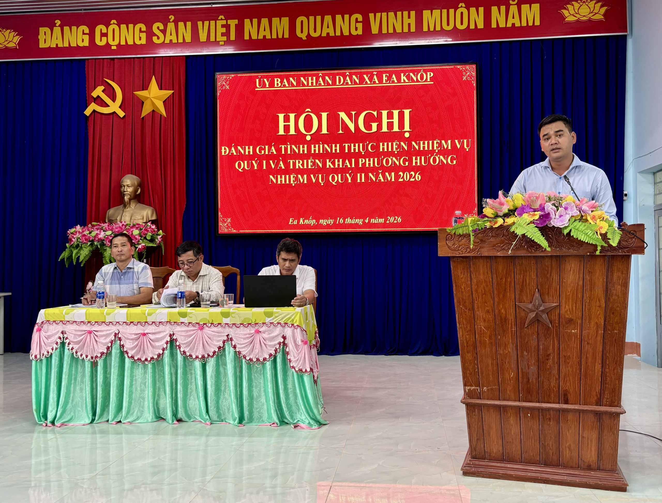 Xã Ea Knốp quý 1/2026 thu ngân sách đạt 28,56 tỷ đồng