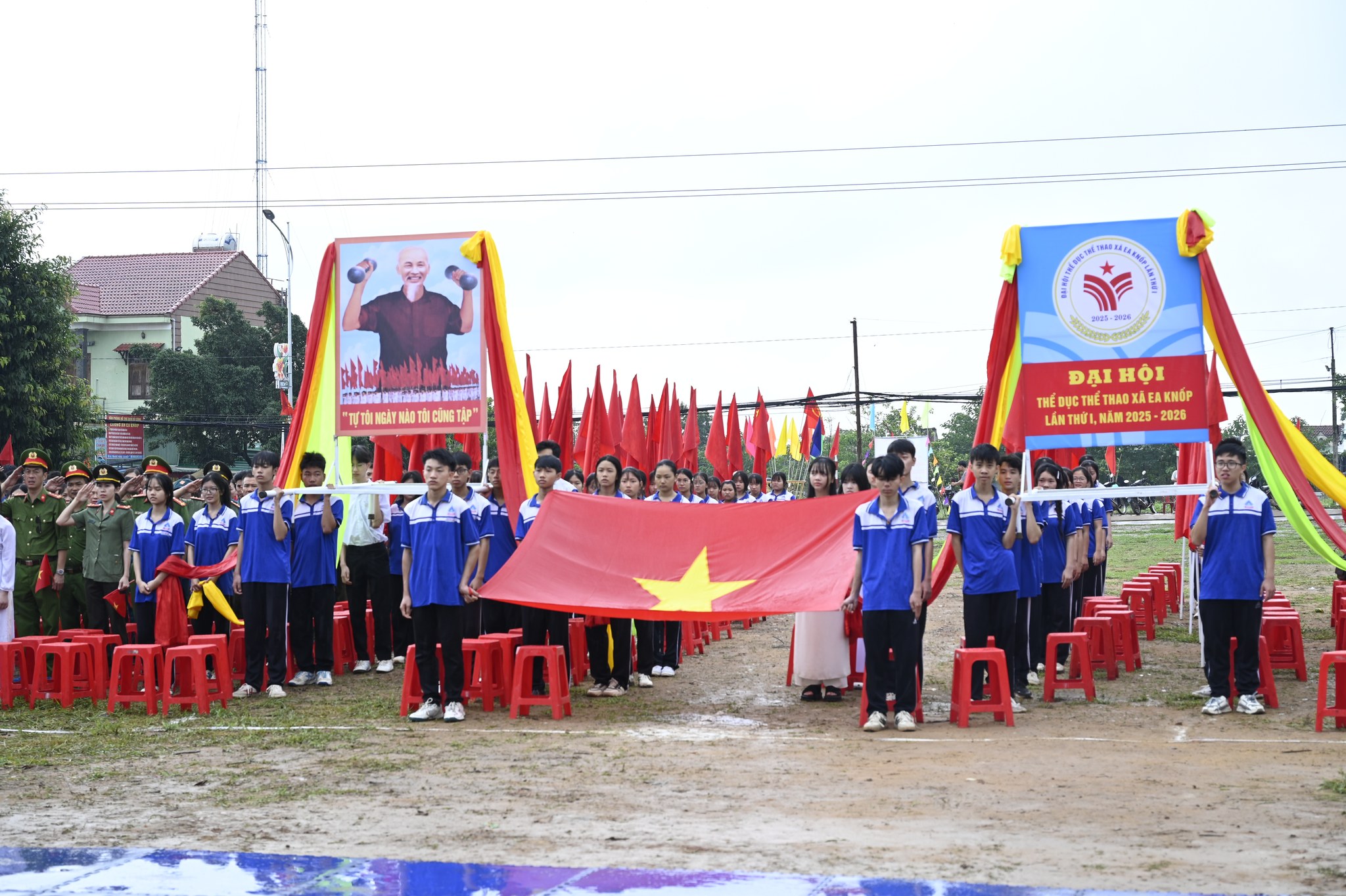 Khai mạc Đại hội Thể dục thể thao xã Ea Knốp lần thứ I, năm 2025 – 2026