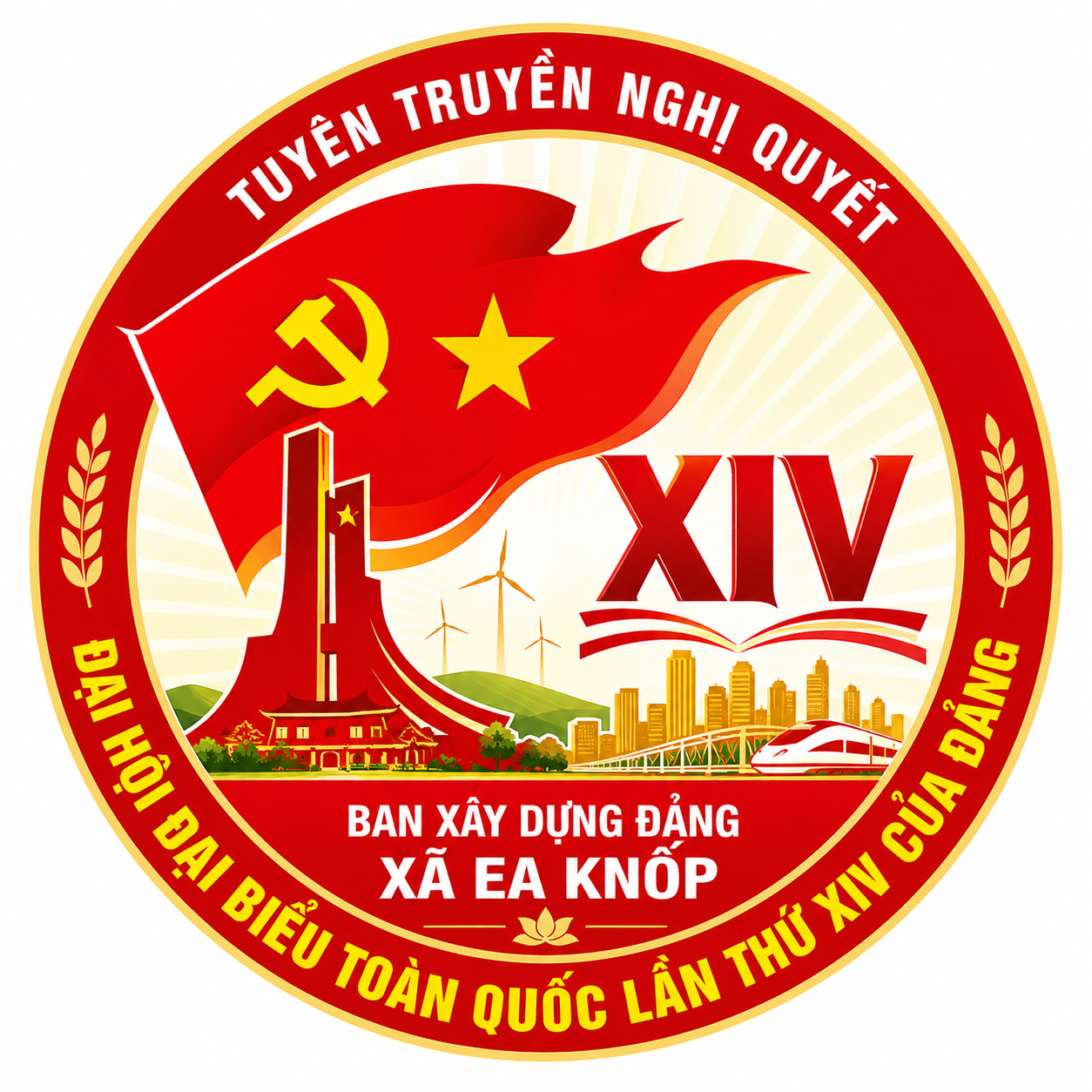 Ban Xây dựng Đảng xã Ea Knốp xây dựng video tuyên truyền Nghị quyết Đại hội đại biểu toàn quốc lần thứ XIV của Đảng
