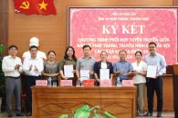 Ký kết Chương trình phối hợp tuyên truyền giữa Báo và Phát thanh, Truyền hình Đắk Lắk với các xã Ea Kar, Ea Knốp và xã Ea Ô giai đoạn 2026-2030