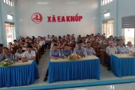 Xã Ea Knốp tham dự Hội nghị trực tuyến quán triệt Nghị quyết Trung ương 2 khóa XIV